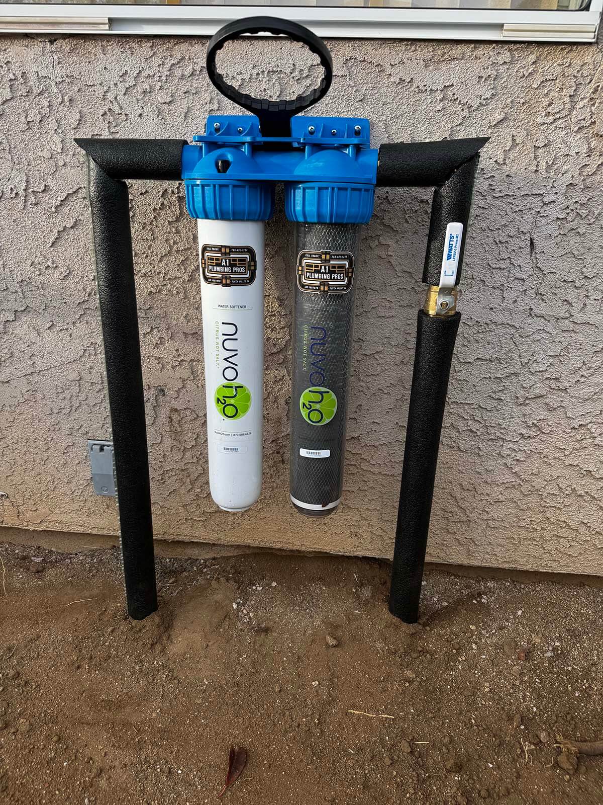 NuvoH2O water filtration system installation
